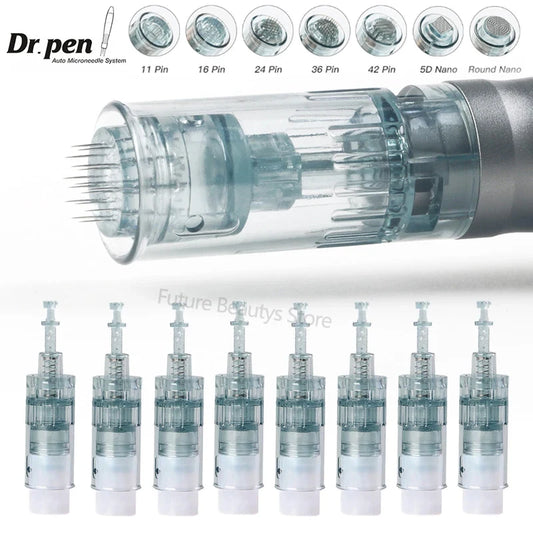 10 pack med Dr Pen Ultima M8 Microneedle nålar